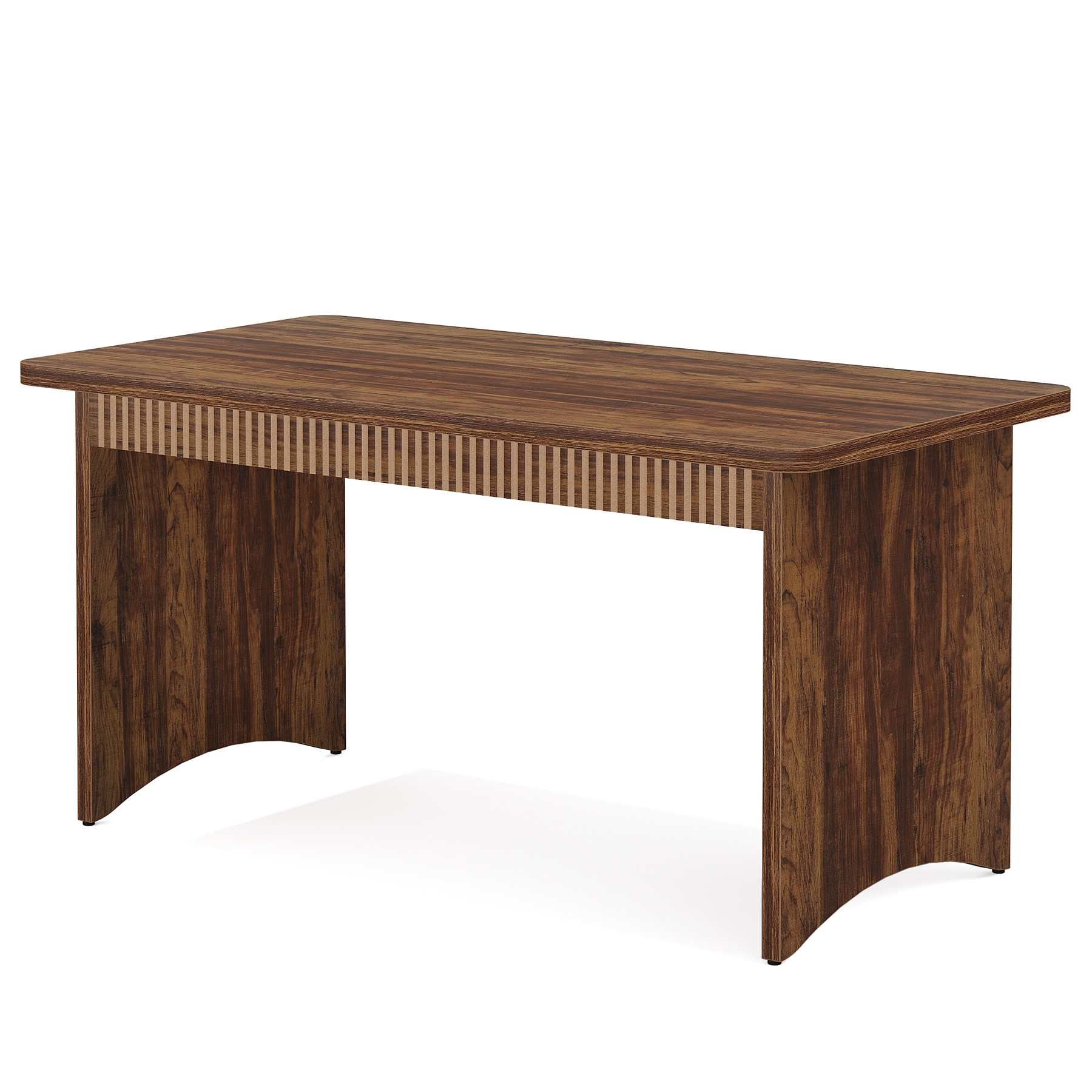 Kitchen Table With 2 Benches, 3-Piece Dining Table Set For 4-6 People_voghion.com